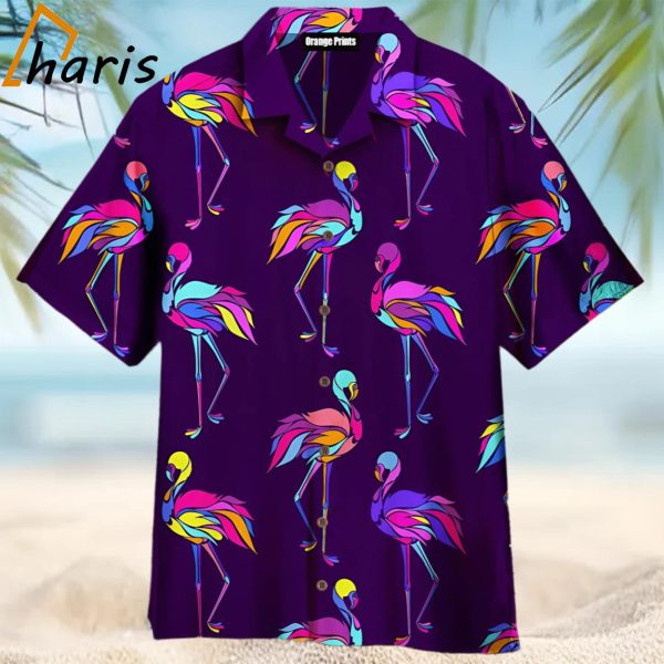 Flamingo Colorful Trendy Hawaiian Shirt