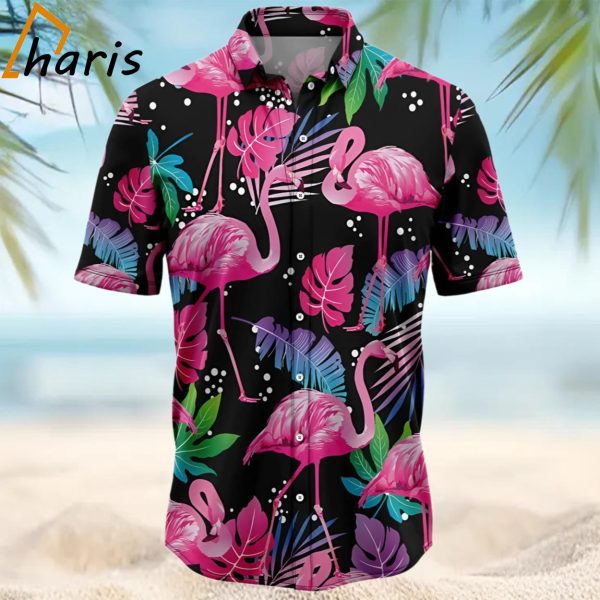 Flamingo Leaf Summer Trendy Hawaiian Shirt Summer Gift