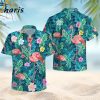 Flamingo – Green Tropical Trendy Hawaiian Shirt