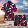 Floral Deadpool Superhero Hawaiian Shirt