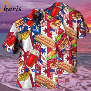 Food Independence Day Star America Hawaiian Shirt