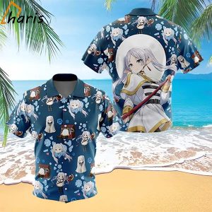 Frieren Beyond Journey’s End Pattern Hawaiian Shirt