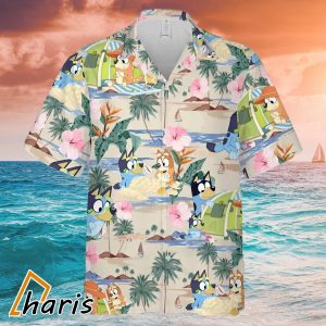 Funny Bluey Hawaiian Shirt Gift For Family