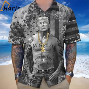 Funny Donald Trump Gangters Hawaii Shirt