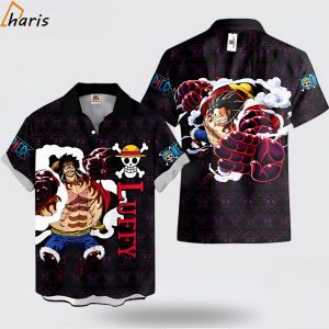 Gear 4th Luffy Symbol One Piece Hawaiian Shirt