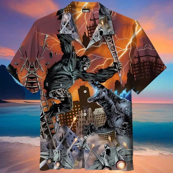 Godzilla Vs King Kong Universal Hawaiian Shirt