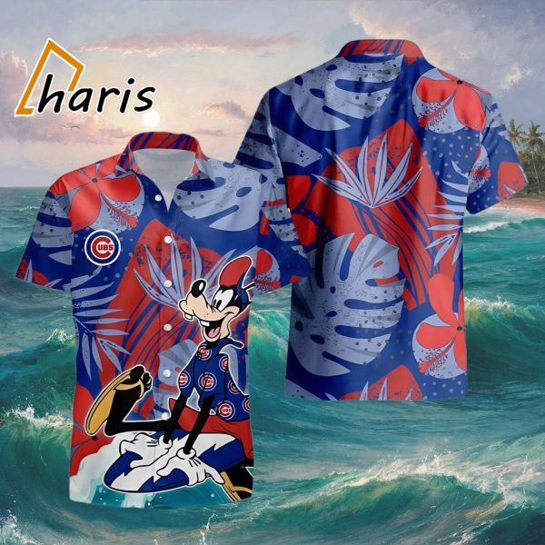 Goofy Chicago Cubs Hawaiian Shirt