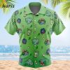 Grass Type Pattern Pokemon Hawaiian Shirt