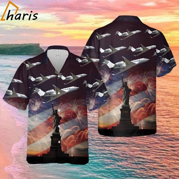 Gulfstream 4Th Of July Hawaiian Shirt For Men And Women