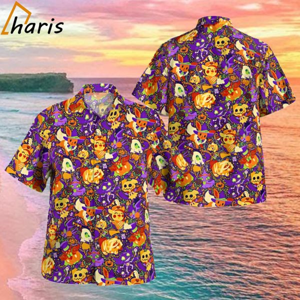 Halloween Pokemon Hawaiian Shirt