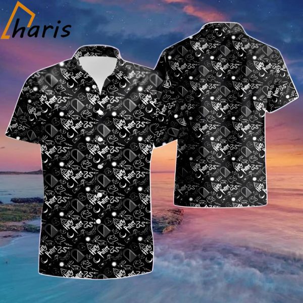 Harry Potter Summer Black Hawaiian Shirt Unique Gift