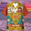 Hippie Cow On Peace Bus Hawaiian Shirt