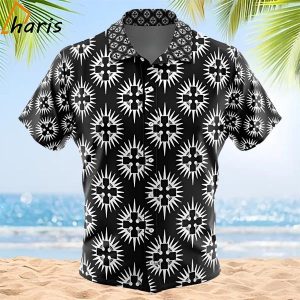 Holy Sol Temple Fire Force Button Up Hawaiian Shirt