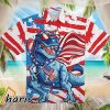 Independence Day Flag Dinosaur Hawaiian Shirt