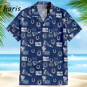 Indianapolis Colts Gridiron Majesty Hawaiian Shirt