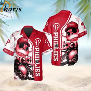 Jack Skeleton Philadelphia Phillies Hawaiian Shirt