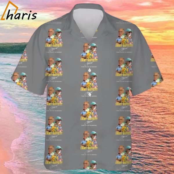 Jimmy Buffett Thank You Signature Hawaiian Shirt