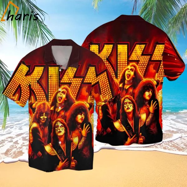 KISS Rock Band Music Aloha Hawaiian Shirt