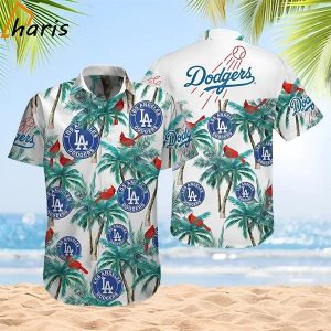 LA Dodgers Tropical Hawaiian Shirt