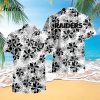 Las Vegas Raiders Flower Pattern Aloha Hawaiian Shirt Summer Holiday Gift