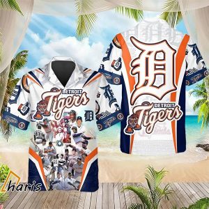 Legends Detroit Tigers Hawaiian Shirt