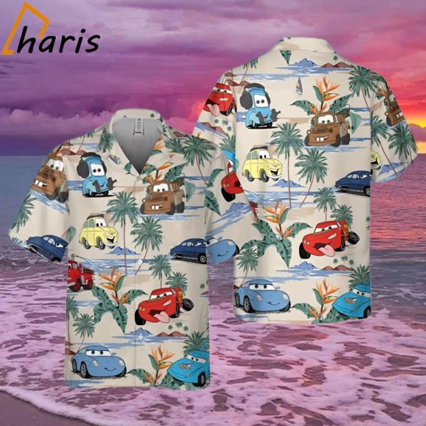 Lightning McQueen Doc Hudson Summer Hawaiian Shirt