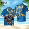 Los Angeles Chargers NFL Floral Summer Hawaiian Shirt