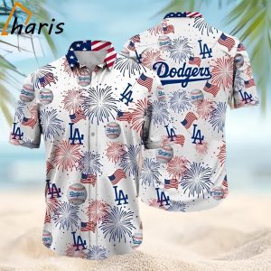 Los Angeles Dodgers MLB Happy 4Th Of July USA Hawaiian Shirt