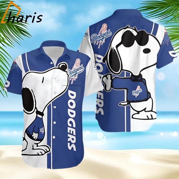 Los Angeles Dodgers Snoopy Lover 3D Printed Hawaiian Shirt