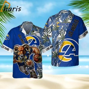 Los Angeles Rams NFL Floral Summer Hawaiian Shirt