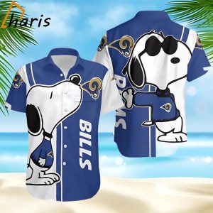 Los Angeles Rams Snoopy Lover 3D Printed Hawaiian Shirt