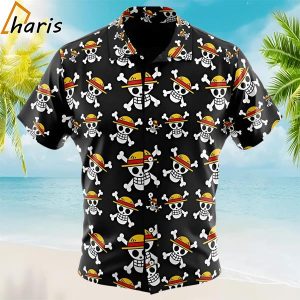 Luffy One Piece Button Up Hawaiian Shirt