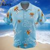 Luffy Pattern One Piece Button Up Hawaiian Shirt