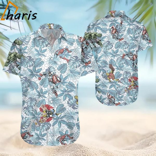 Marvel Avengers Superhero Hawaiian Shirt