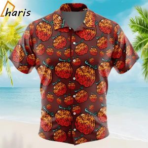 Mera Mera no Mi One Piece Hawaiian Shirt