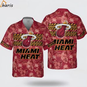 Miami Heat National Basketball Association 2024 Hibiscus Pattern AOP Hawaiian Shirt