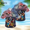 Mickey Minnie Goofy Donald 4th July Hawaiian Shirt