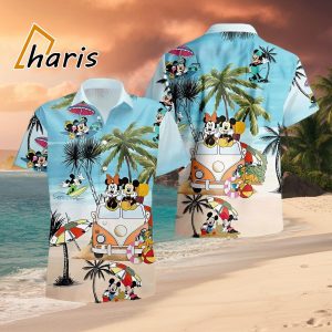 Mickey Minnie On Vans Disney Hawaiian Shirt