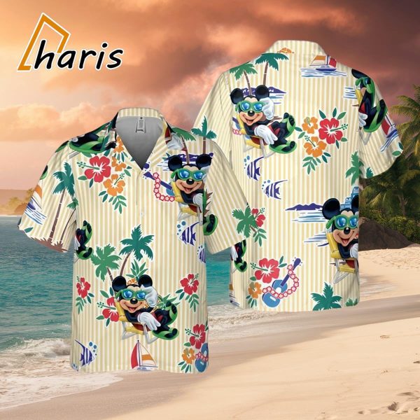 Mickey Relaxing Floral Disney Hawaiian Shirt