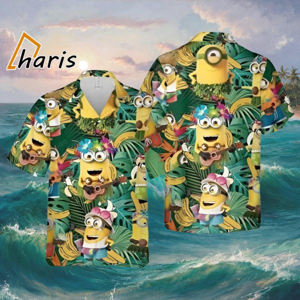 Minions Hawaiian Shirt Summer Party Gift