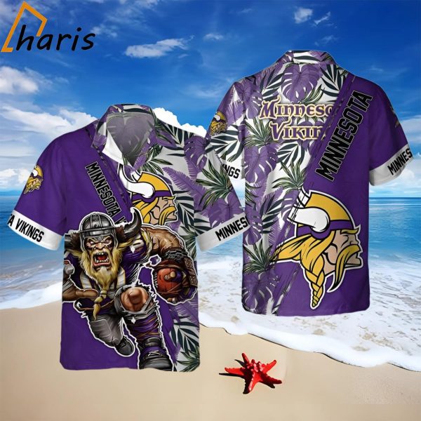 Minnesota Vikings NFL Floral Summer Hawaiian Shirt