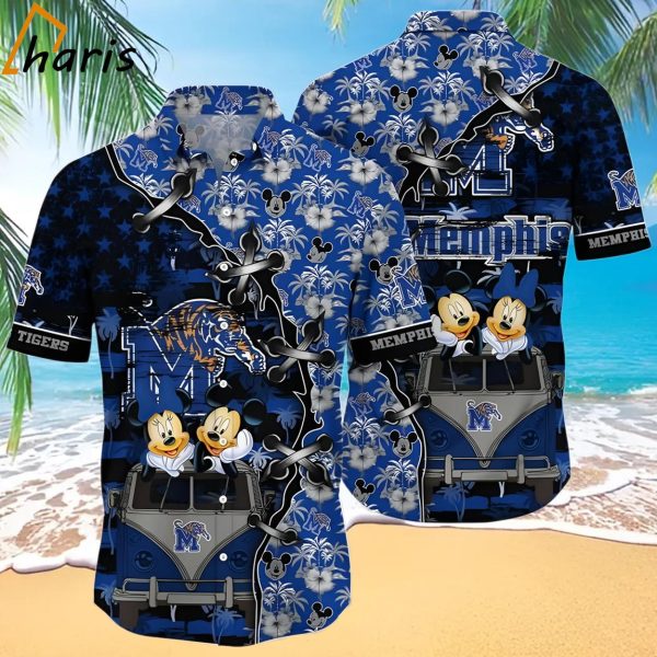 NCAA Memphis Tigers Mickey Mouse Trendy Hawaiian Shirt