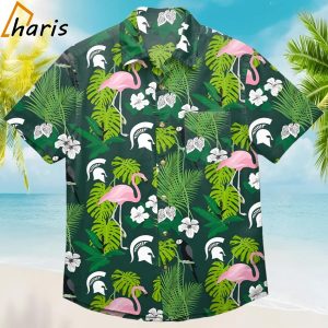 NCAA Michigan State Spartans Flamingo Trendy Hawaiian Shirt