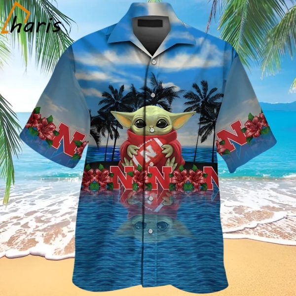 NCAA Nebraska Cornhuskers Baby Yoda Trendy Hawaiian Shirt