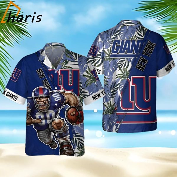 New York Giants NFL Floral Summer Hawaiian Shirt