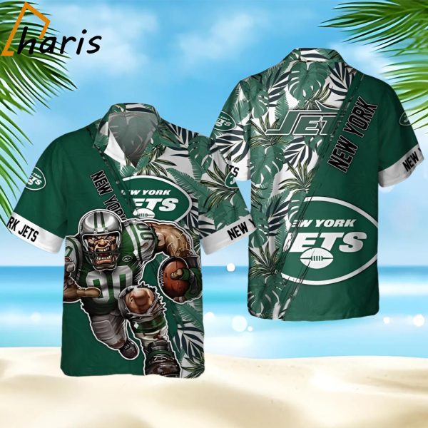 New York Jets NFL Floral Summer Hawaiian Shirt