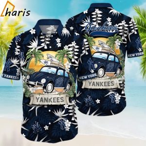 New York Yankees MLB Flower Hawaiian Shirt