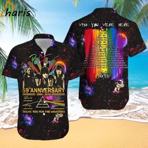 Pink Floyd 59th Anniversary 1965-2024 Thank You For The Memories Hawaiian Shirt