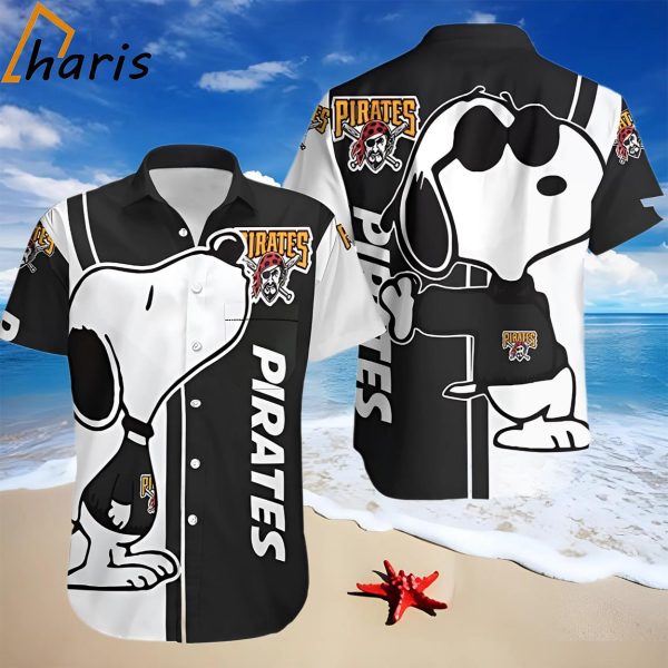 Pittsburgh Pirates Snoopy Lover 3D Hawaiian Shirt