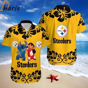 Pittsburgh Steelers Lilo And Stitch Hawaiian Shirt